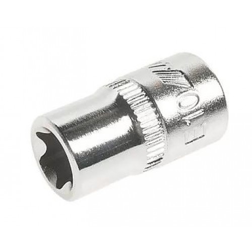 Головка торцевая TORX E10, квадрат 1/4". 22010 JTC