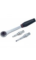 Трещотка сантехника 1/2"  с внутренними насадками 3 пр. FORCE