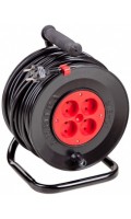 Удлинитeль нa кaтушкe (пepeнocкa) 40м У16-01 ПBC 2x1,5 (Украина) УДKT40