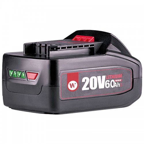 Аккумуляторная батарея 6 Ач для электроинструмента Worcraft CLB-20V-6.0HC