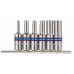 Набір довгих головок E-TORX 3/8" (E4–E14),6 головок на планці. KING TONY 3116PR