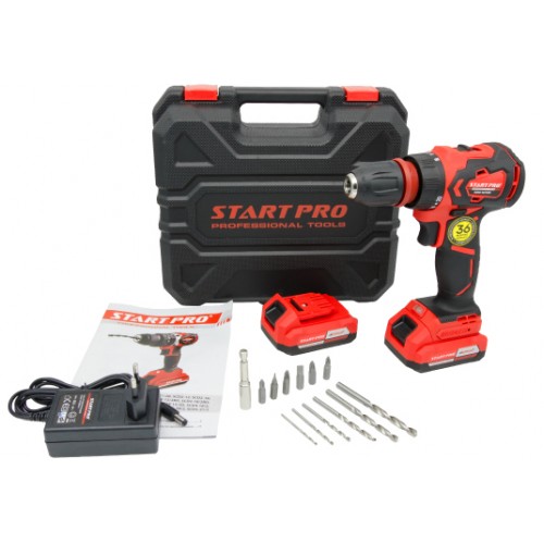 Шуруповерт аккумуляторный с патроном DFR 40Nm START PRO SCD2-12/2BD BRUSHLESS
