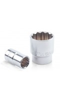 Головка торцевая короткая 12-гранная,квадрат 1/2", 8мм, длина 38мм. TOPTUL BAEB1608