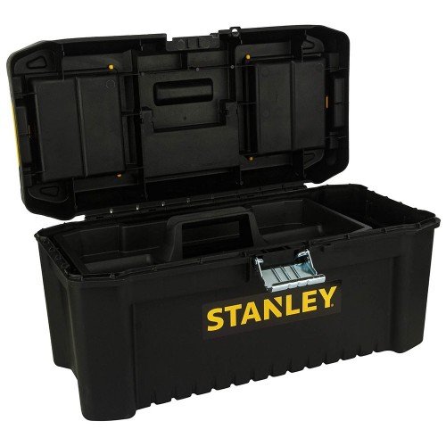 Ящик для инструмента STANLEY : 16" (406x205x195 мм), пластиковый, металлическая защелка, (STST1-75518)