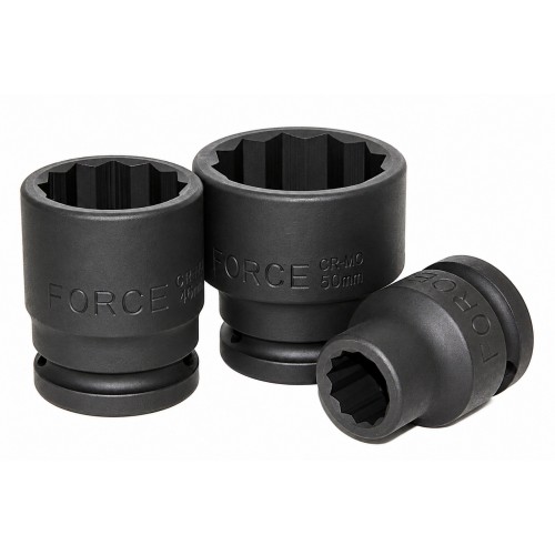 Головки торцеві ударні 3/4",12-гранні. FORCE 46842 F Series