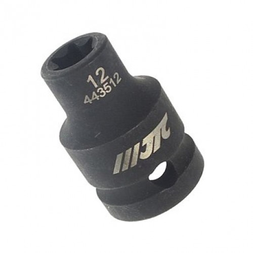 Головка торцевая ударная 1/2",TORX E12, длина 38мм. 443512 JTC
