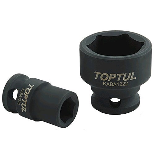 Головка торцева ударна 3/4",19мм,6-гранна, коротка, довжина 50мм. TOPTUL KABA2419