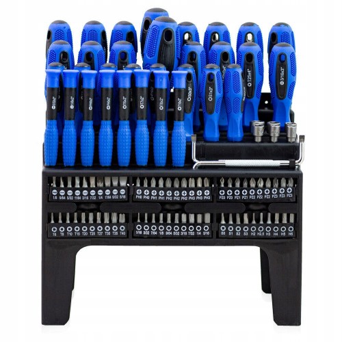 Набір викруток і біт PH+SL+TORX на підвісній полиці 100 шт, CrV. KBA1089