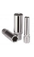 Головка торцевая глубокая 1/4",Surface Drive, размер 4,5мм, длина 50мм. FORCE 52750045 F