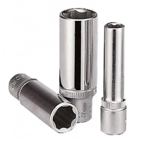 Головка торцевая глубокая 1/4",Surface Drive, размер 4,5мм, длина 50мм. FORCE 52750045 F