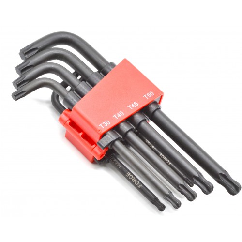 Набор угловых ключей TORX Т10-Т50 9ед. длинных с плавающей головкой 5098LB FORCE
