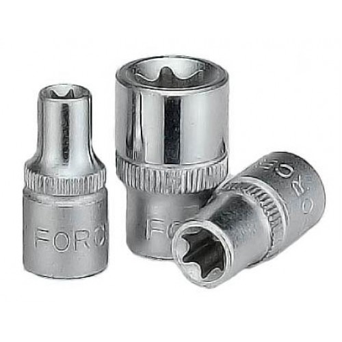 Головка торцева TORX E12,квадрат 1/4",довжина 25мм. FORCE 52612 F
