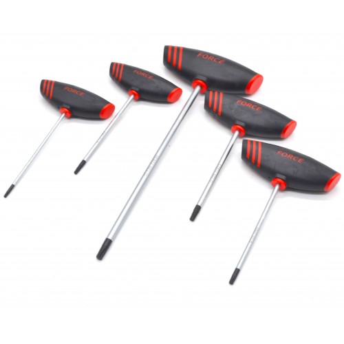Набор отверток Torx Т-образные 5 пр. T10-T30 FORCE 2058 F
