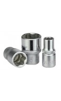 Головка торцевая Surface Drive, квадрат 1/4",12мм, длина 25мм. FORCE 52712 F
