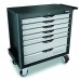 Тележка для инструмента 7 секций JUMBO NEW PRO-LINE (серая) TOPTUL TCBK0703