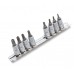 Набор головок-бит 1/4" Torx с отвестием 8 пр. (T8-T40) 20812T FORCE