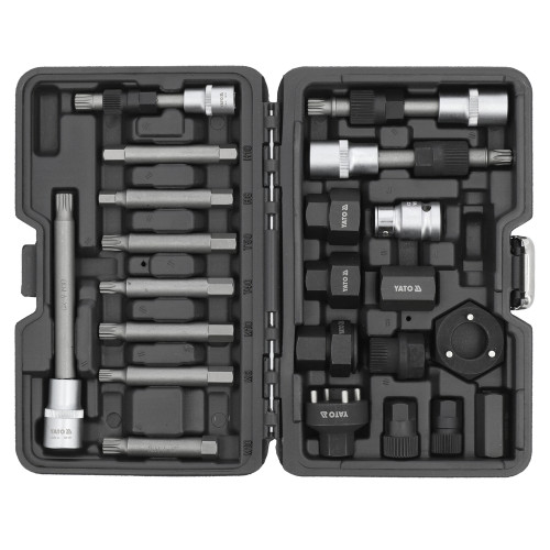 Набір ключів та головок для генераторів 22пр. YATO YT-04211