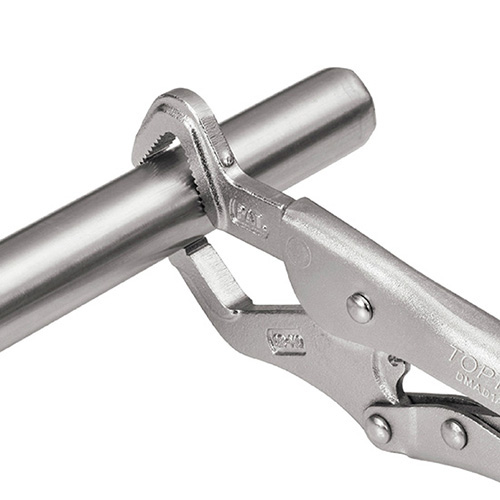 Клещи зажимные с фиксатором R-типа, 230мм. TOPTUL DMAD1A09