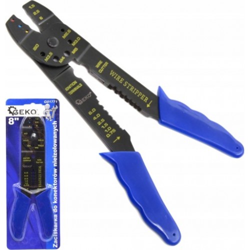 Щипці для затискання та зачистки проводів 8" GEKO G01771