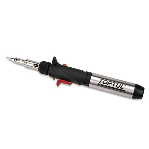 Паяльник газовый 150Вт с комплектом насадок 8шт. TOPTUL EGAE0801