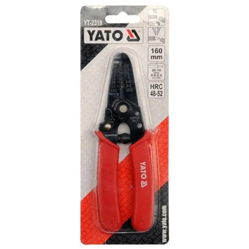 Ручной съёмник изоляции (стриппер) 0,8–2,6мм².YATO YT-2319
