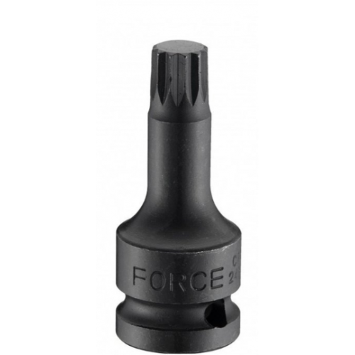 Головка-біта Spline М12, 1/2" цільна, ударна L=78 мм 24807812 Force