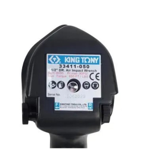 Пневмогайковерт 1/2",881 Н·м,8000об/мин. KING TONY 33411-050