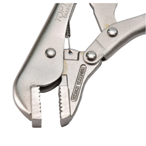 Кліщі з фіксатором,прямі губки 180мм. TOPTUL DAAR1A07