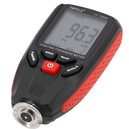 Измеритель толщины лакокрасочного покрытия Fe/NFe (0–1300мкм). YATO YT-72900