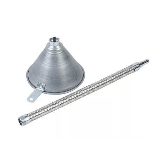 Лійка металева з гнучким наконечником 370мм. 3108A JTC