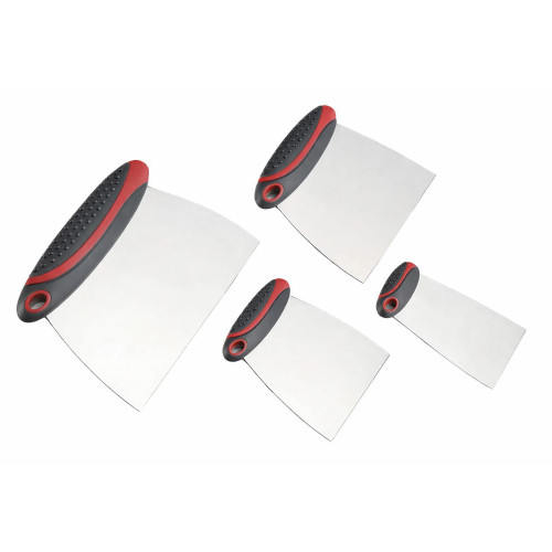 Набор шпателей для шпаклевочных работ,4шт (2″,3″,4″,6″). FORCE 904M7 F