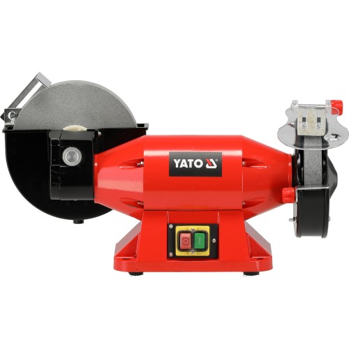 Станок для мокрой и сухой заточки YATO 520Вт, диск Ø= 150/25х 32мм, 200/40х20мм YT-822112