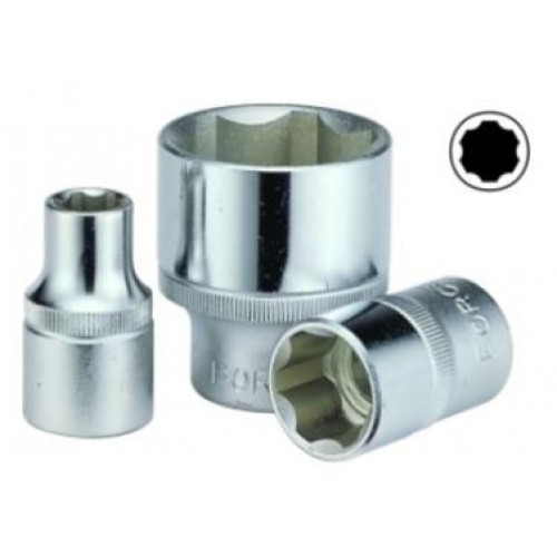 Головка торцева Surface Drive 24мм,привод 3/8", довжина 32мм. FORCE 53724 F