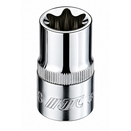 Головка TORX E12,квадрат 3/8",торцевая. 33012 JTC