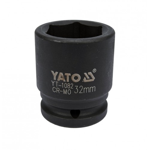 Головка торцевая ударная 3/4",6-гранная,32мм, длина 60мм. YATO YT-1082