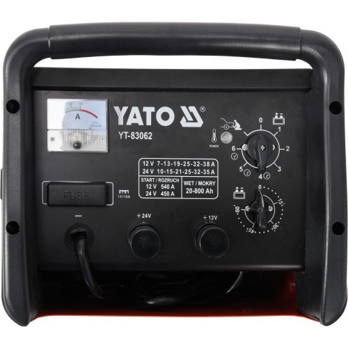 Пуско-зарядное устройство 20 – 800 Ah YATO YT-83062