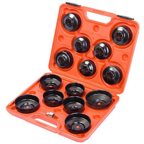 Набор чашечных съёмников масляных фильтров 15шт. Alloid НС-4017