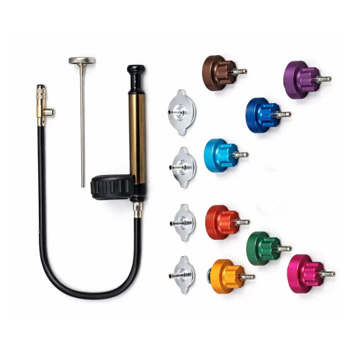 Тестер герметичности системы охлаждения двигателя,14 предметов. FORCE 914G1 F