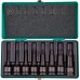 Набор ударных торцевых головок наружных Torx 1/2", в кейсе, 8 шт. Stels