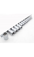 Набор головок TORX 1/4",3/8",1/2"  E4-E24  14ед.(звезда Давида) TOPTULGAAR1402 
