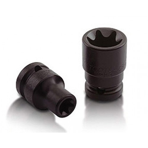 Головка торцева ударна 1/2",E12, коротка, довжина 38мм. TOPTUL KABK1612