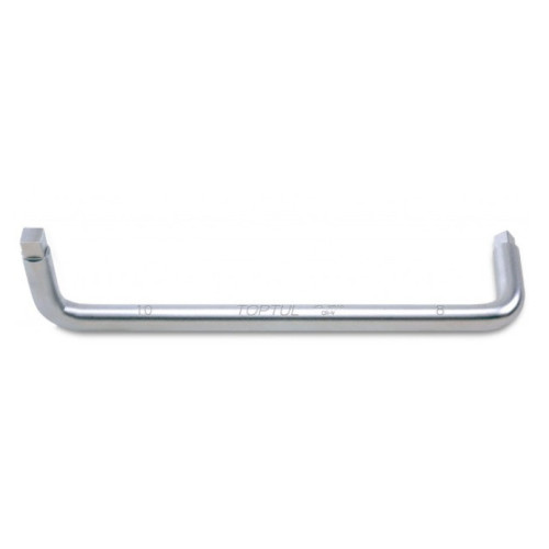 Ключ для зливних пробок квадрат 8×10мм, 230мм. TOPTUL JEL-0810