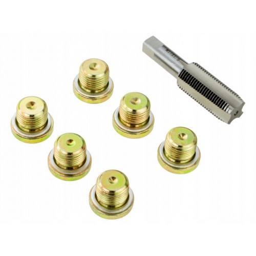 Комплект для ремонта резьбы масляной пробки M16x1,5 до размера M17x1,5 (F05127 FALCON)