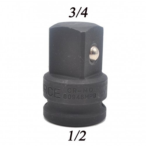 Переходник с 1/2" на 3/4" ударный FORCE 80946MPB F