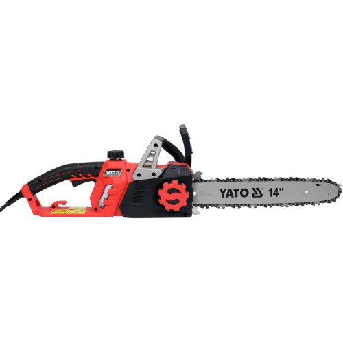 Пила цепная электросетевая 230 В YATO: 1600 Вт, шина - 14"/36 см