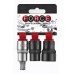 Набор специальных головок 1/2" для тормозных систем Bendix и Girling, 3 предмета. FORCE 4036 F