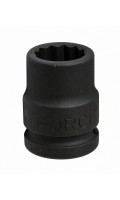 Головка торцевая ударная 3/4",12-гранная,22мм, длина 50мм. FORCE 46822 F