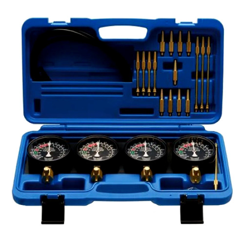 Комплект для тестування паливного насоса карбюратора та його приводу. QUATROS QS30504