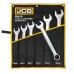 Набор ключей рожково-накидных в чехле, (33-50 мм), 6 ед. JCB Tools JCB-5061P