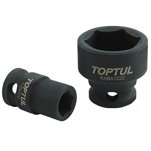 Головка торцева ударна 1/2",30мм,6-гранна, коротка, довжина 46мм. TOPTUL KABA1630